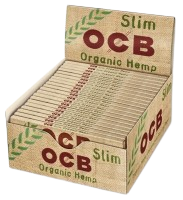 OCB Organic Hemp King Size Slim - 109x44mm - 32 Blatt pro Heftchen