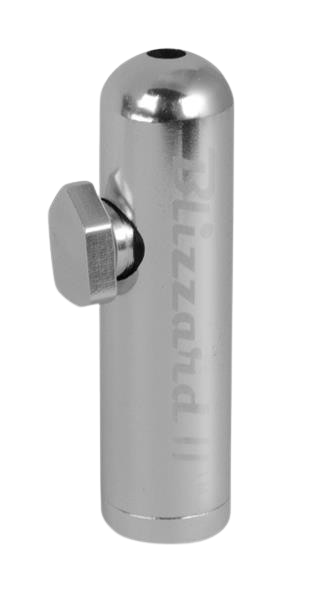 Aluminium Dosierer/Sniffer "BLIZZARD 2" Silber