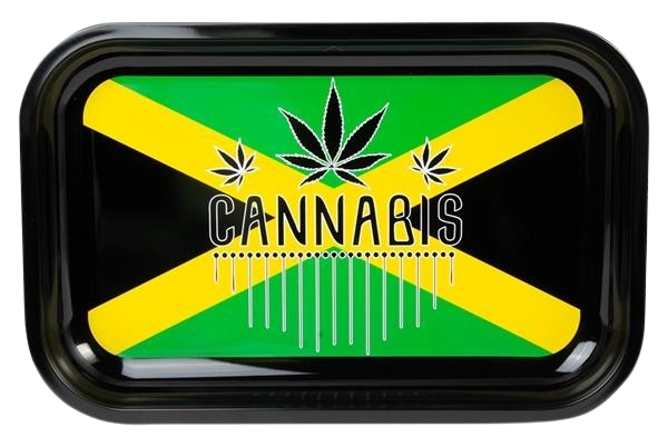 Dreh-Tablett - Rolling Tray SMALL "Jamaica"