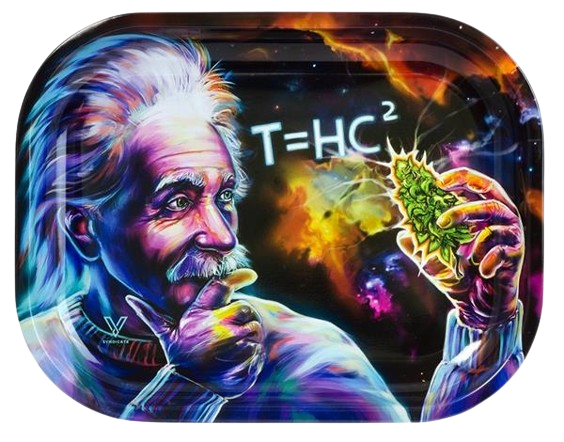 Dreh-Tablett - Rolling Tray V-Syndicate SMALL "T=HC2 Einstein - Black Hole"