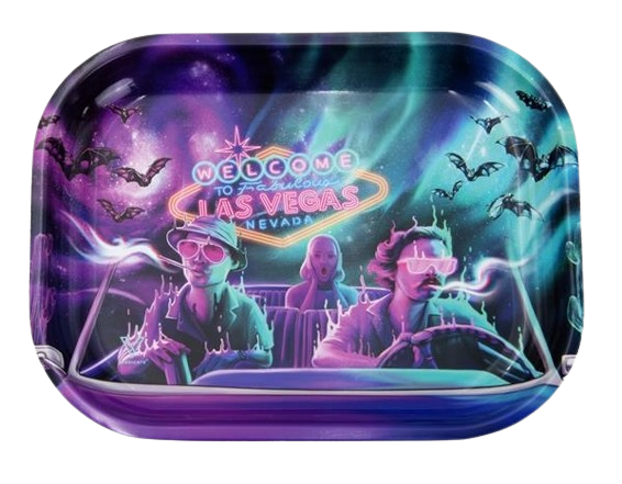 Dreh-Tablett - Rolling Tray V-Syndicate SMALL "Bat Country"