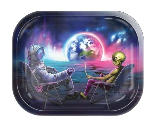 Dreh-Tablett - Rolling Tray V-Syndicate MINI "Blunt Orbit"