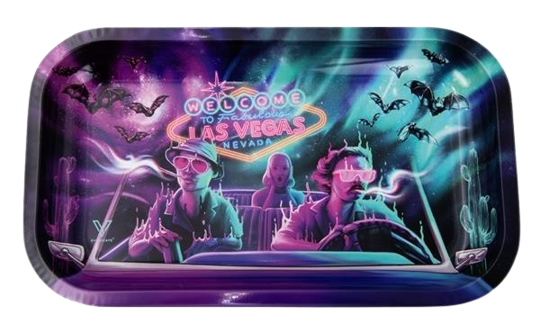 Dreh-Tablett - Rolling Tray V-Syndicate MINI "Bat Country"