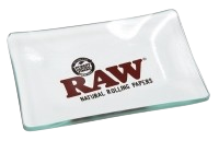 Drehtablett aus Glas "RAW" - Mini