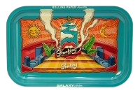 SMOKING Dreh-Tablett - Rolling Tray klein "Galaxy Collection - Heaven"