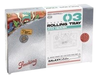SMOKING Dreh-Tablett - Rolling Tray klein "Galaxy Collection - Heaven"