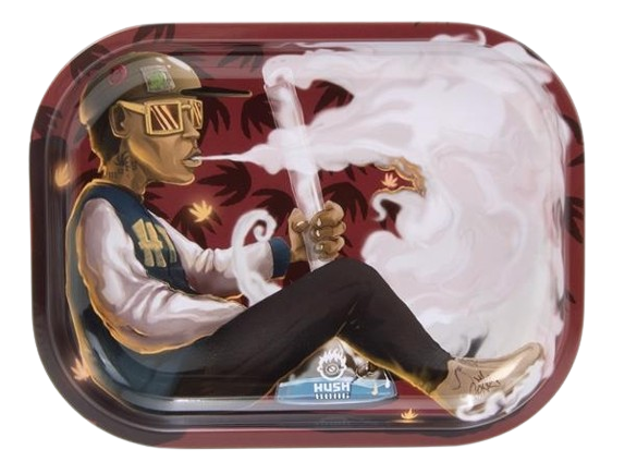 Dreh-Tablett - Rolling Tray MINI "Beuz - Smoke"