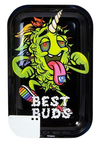 Dreh-Tablett - Rolling Tray LARGE "Best Buds - LSD"