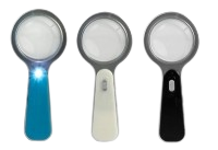 Lese-Lupe mit LED - Medium