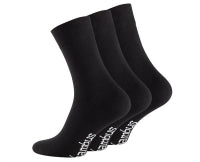 Bambussocken Unisex lang, Gr. 39-42, schwarz (3 Paar/Set)