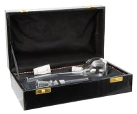 Glass pipes Glass Vase Bong Glass Water Pipes im Koffer, ca. 17cm