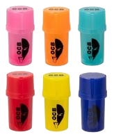 OCB Kunststoff 3-part Grinder & Stash 2in1 - Ø 40mm, Höhe 90mm