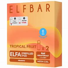 Elfbar ELFA Liquid Pod nikotinfrei - Tropical Fruit