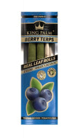 King Palm Terpene Infused Real Leaf SLIM Rolls "Berry Terps"