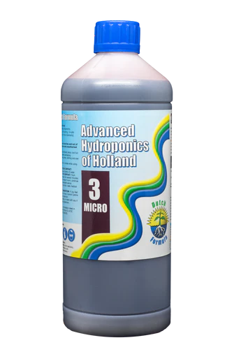 Dünger von Advanced Hydroponics - Dutch Formula - Micro3 - 0,5L/1L/5L/10L