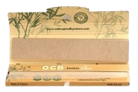 OCB Bamboo King Size Slim + Tips - 118x44mm - 32 Blatt und 32 Tips
