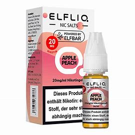 ELFLIQ Nikotinsalz Liquid Apple Peach, 20mg