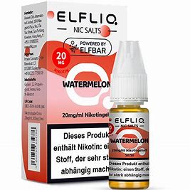 ELFLIQ Nikotinsalz Liquid Watermelon, 20mg