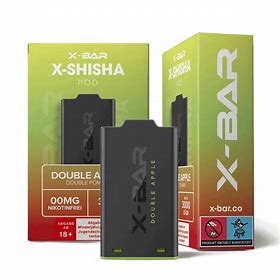 X-Bar - X-Shisha - Pod - Double Apple (0mg/ml - Nikotinfrei)