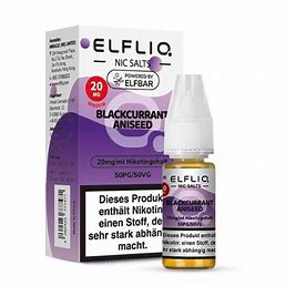 ELFLIQ Nikotinsalz Liquid Blackcurrant Aniseed, 20mg