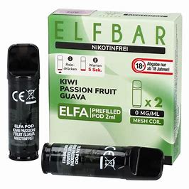 Elfbar ELFA Liquid Pod nikotinfrei - Kiwi Passion Fruit Guava