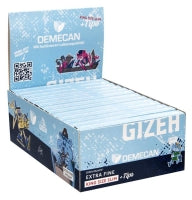 Demecan & Gizeh EXTRA FINE (Black) King Size Slim + Tips