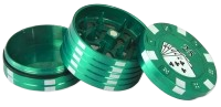 Metallmühle / Metallgrinder Polinator Poker Chip, 3-teilig, Ø 40mm, Höhe 30mm