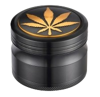 Champ High Aluminium Grinder/Pollinator "GOLDEN LEAF"