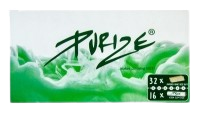 PURIZE® Papes & Slim Size Aktivkohlefilter / 32 Blatt & 16 Filter