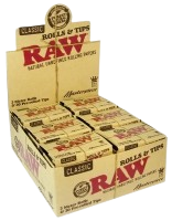 RAW Classic Connoisseur, King Size Rolls & PREROLLED Tips 3m