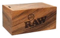 RAW Mega Starter Holzbox Limited Edition aus Akazienholz mit Schiebedeckel