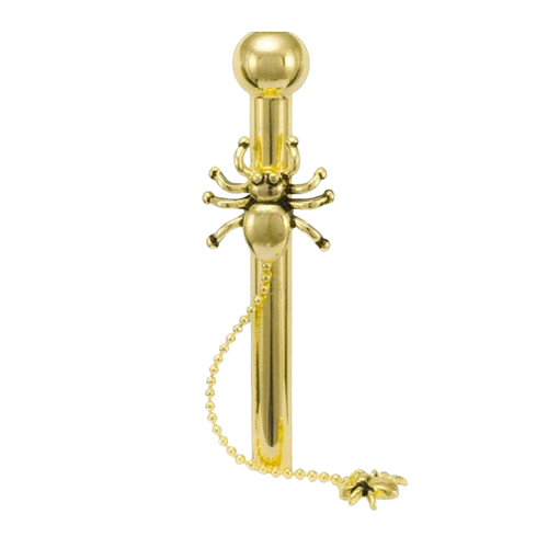 Ziehrohr aus Edelstahl, gold, Spider - 60mm