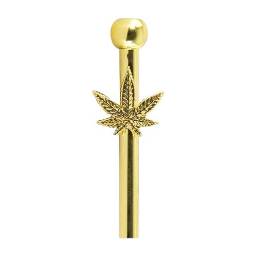 Ziehrohr aus Edelstahl, silber Leaf - 60mm