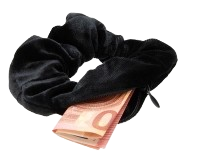 Stash Samt Haarband / Haargummi Versteck