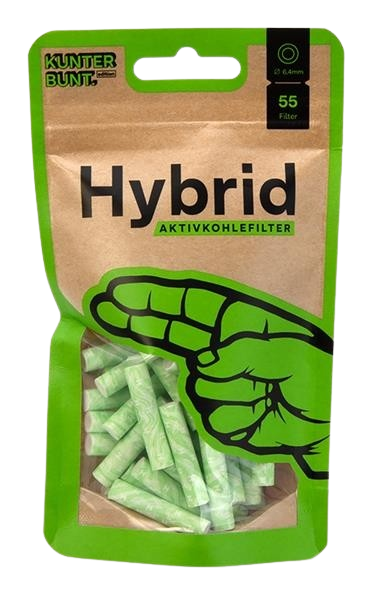 Hybrid Supreme Filters Kunterbunt Edition "Lime" - 55 Filter