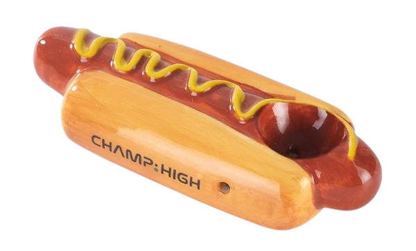 Champ High Keramik Pfeife "Hot Dog"