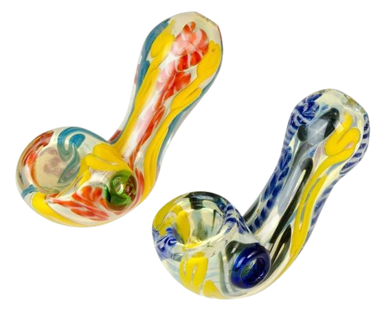 Glaspfeife "BENTE 3"- handgefertigt