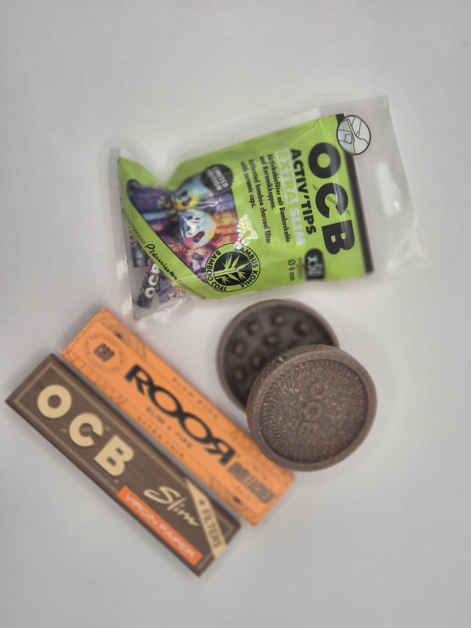 Glass pipes - Handgefertigt/ EINZELSTÜCK 32cm + OCB Bundle