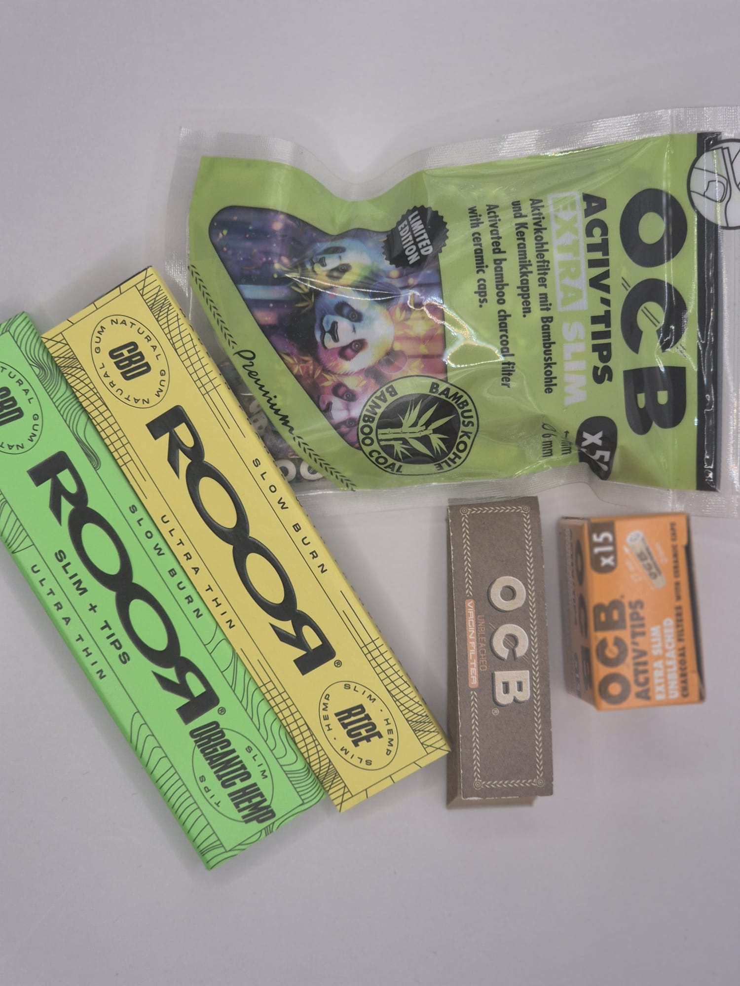 Glass pipes - Handgefertigt/ EINZELSTÜCKE Höhe 40/50/60 cm + OCB Bundle