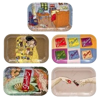 SMOKING Dreh-Tablett - Rolling Tray "SMOKING Artist Collection"