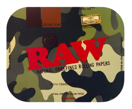 RAW Magnetic Rolling Tray Cover groß "RAW Camouflage" 34 x 28 cm