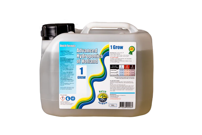 Dünger von Advanced Hydroponics - Dutch Formula - Grow1 - 0,5L/1L/5L/10L