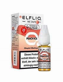 ELFLIQ Nikotinsalz Liquid Peach Ice, 20mg