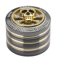 CNC Aluminium Grinder/Pollinator "Bling Bling - SKULL"