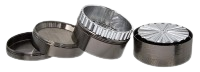 Metall Mühle/Grinder "Spiral" Dm. 66mm, Höhe 63mm