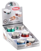 Aluminium Mühle/Grinder Atomic "Bicolour", 4-teilig