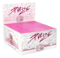 PURIZE® PINK Papes & Extra Slim Aktivkohlefilter / 32 Blatt & 16 Filter