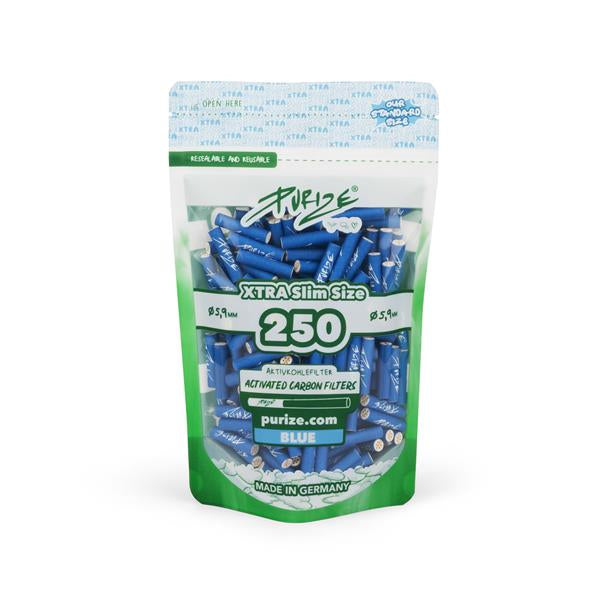 PURIZE Aktivkohlefilter, XTRA Slim , ø 5,9mm, 250er Packung