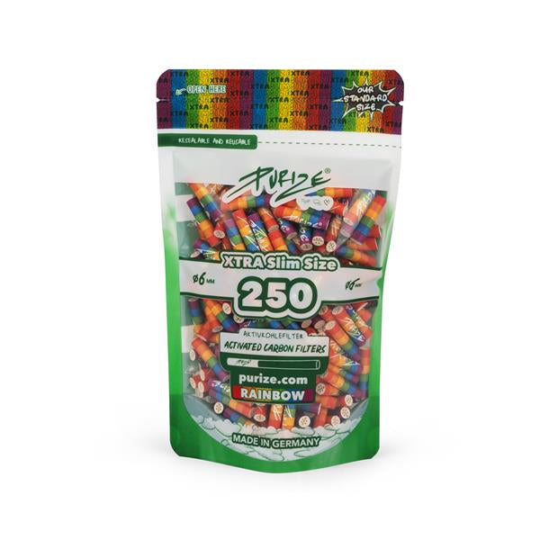 PURIZE Aktivkohlefilter, XTRA Slim , ø 5,9mm, 250er Packung
