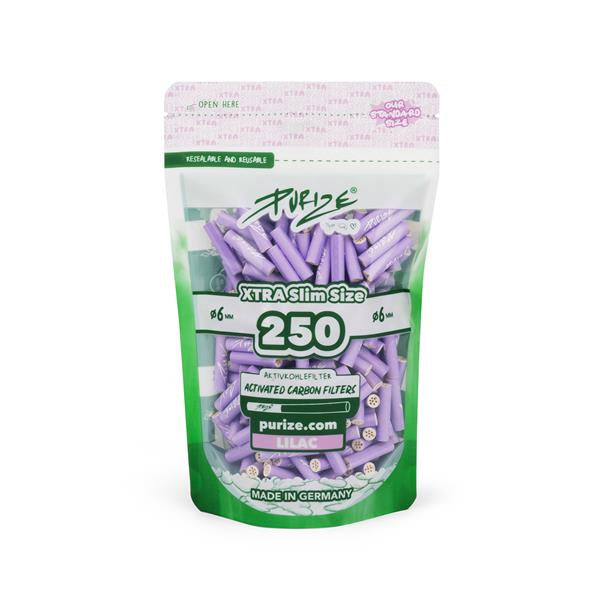 PURIZE Aktivkohlefilter, XTRA Slim , ø 5,9mm, 250er Packung